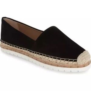 BCBG MaxAzria Suede & Leather Espadrilles
