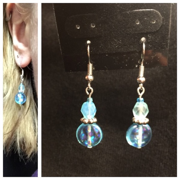 Jewelry - Lt. Blue Dangle Earrings