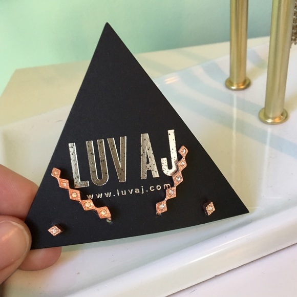 Rose Gold Earring Set - Picture 2 of 2