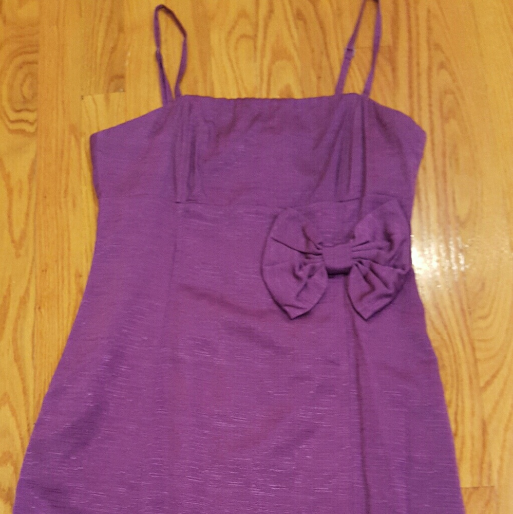 Red and purple dresses