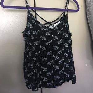 H&M/ Coachella crop top