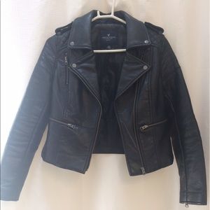 Vegan leather jacket