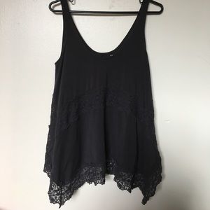 American Eagle Lace Swing Tank