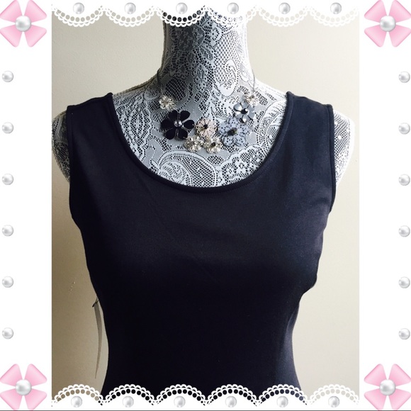 🌟Just In🌟 Black Sleeveless Dress NWT👗 - Picture 2 of 2