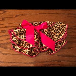 Leopard and Pink Ruffle Bloomers