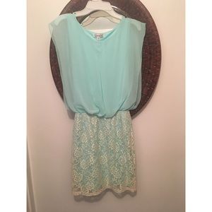 Light teal dress