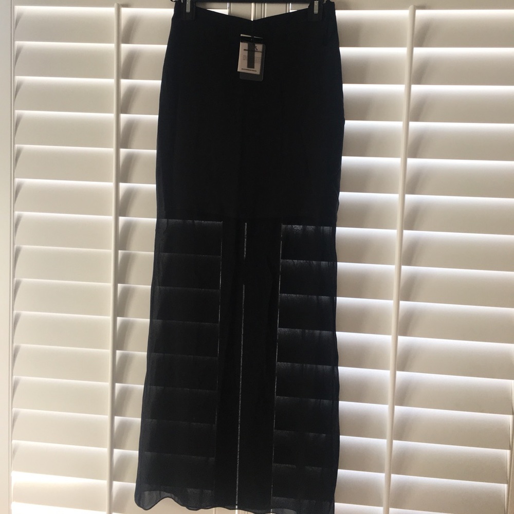 Alexander Wang silk bottom skirt