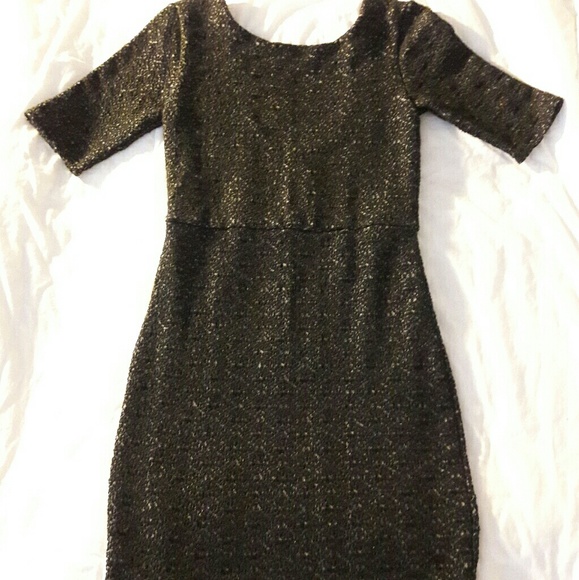 Fitted Black Cocktail Dress - Picture 1 of 2