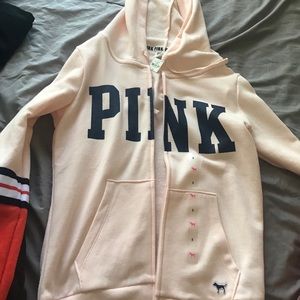 Pink hoodie