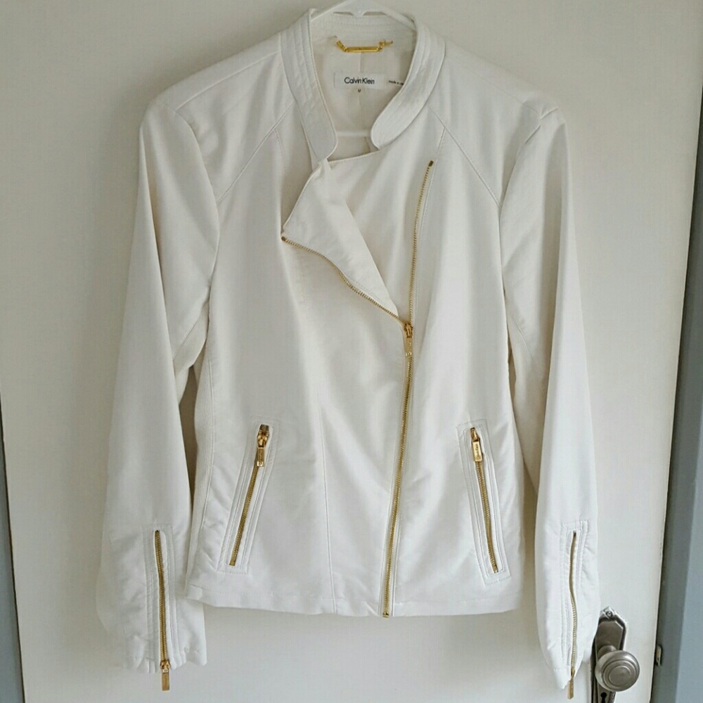 Faux leather jacket