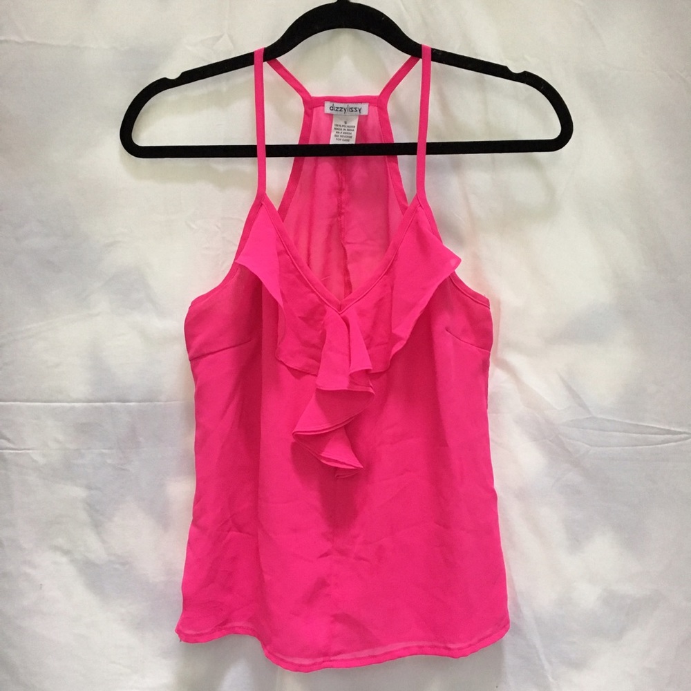 Dizzy Lizzy Ruffle Tank