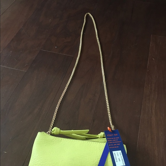 NWT Violet Ray yellow bag - Picture 2 of 7