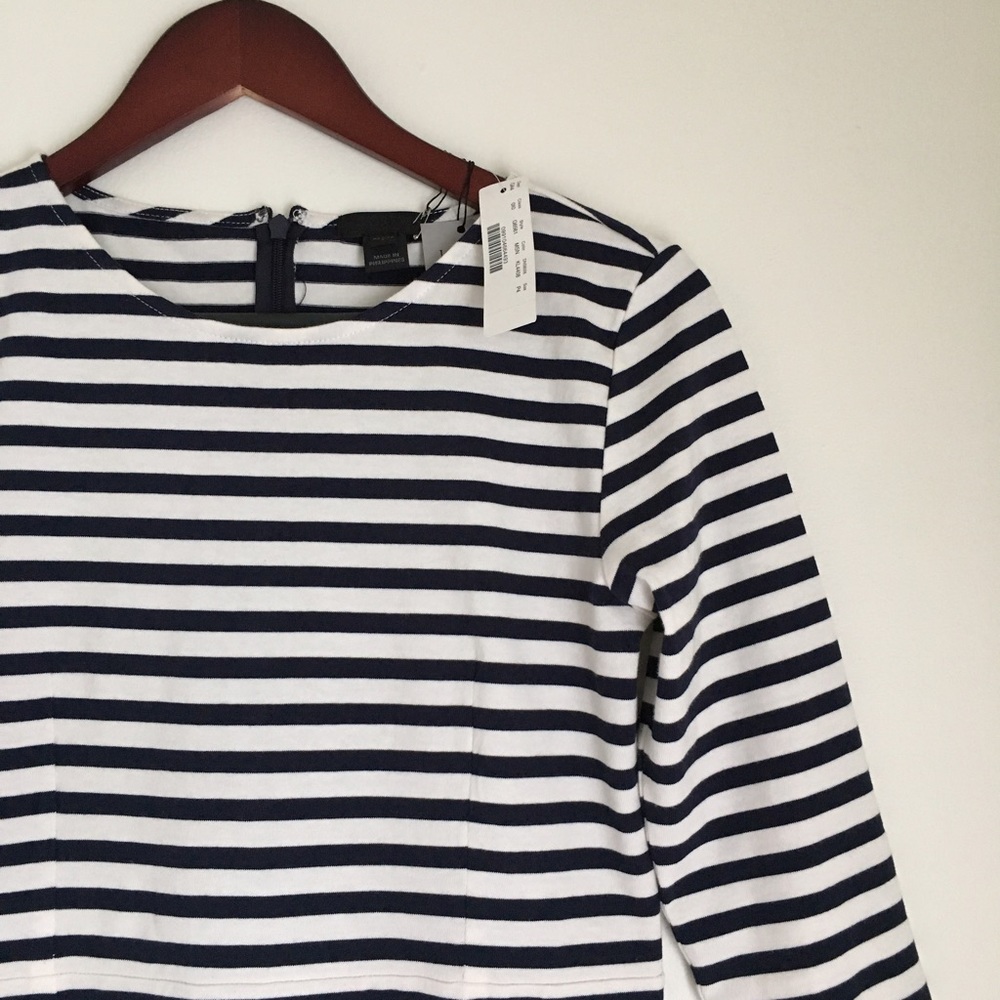 J.Crew Long-sleeve Striped dress - Picture 4 of 4