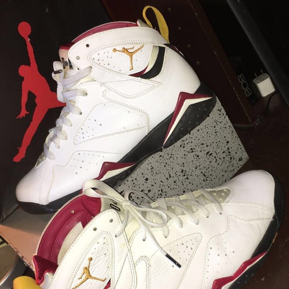 Cardinals 7s Jordans - Picture 7 of 7