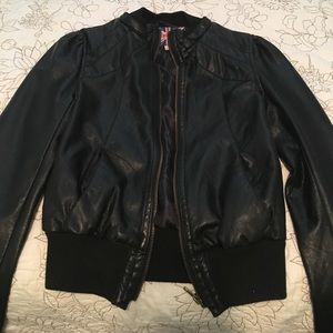 Never been work pleather jacket