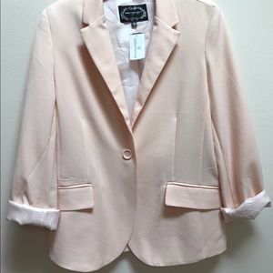 Baby pink blazer