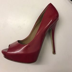 Red Aldo Heels