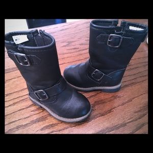 Toddler Black Boots Sz 5
