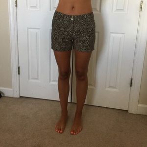 Cheetah print shorts