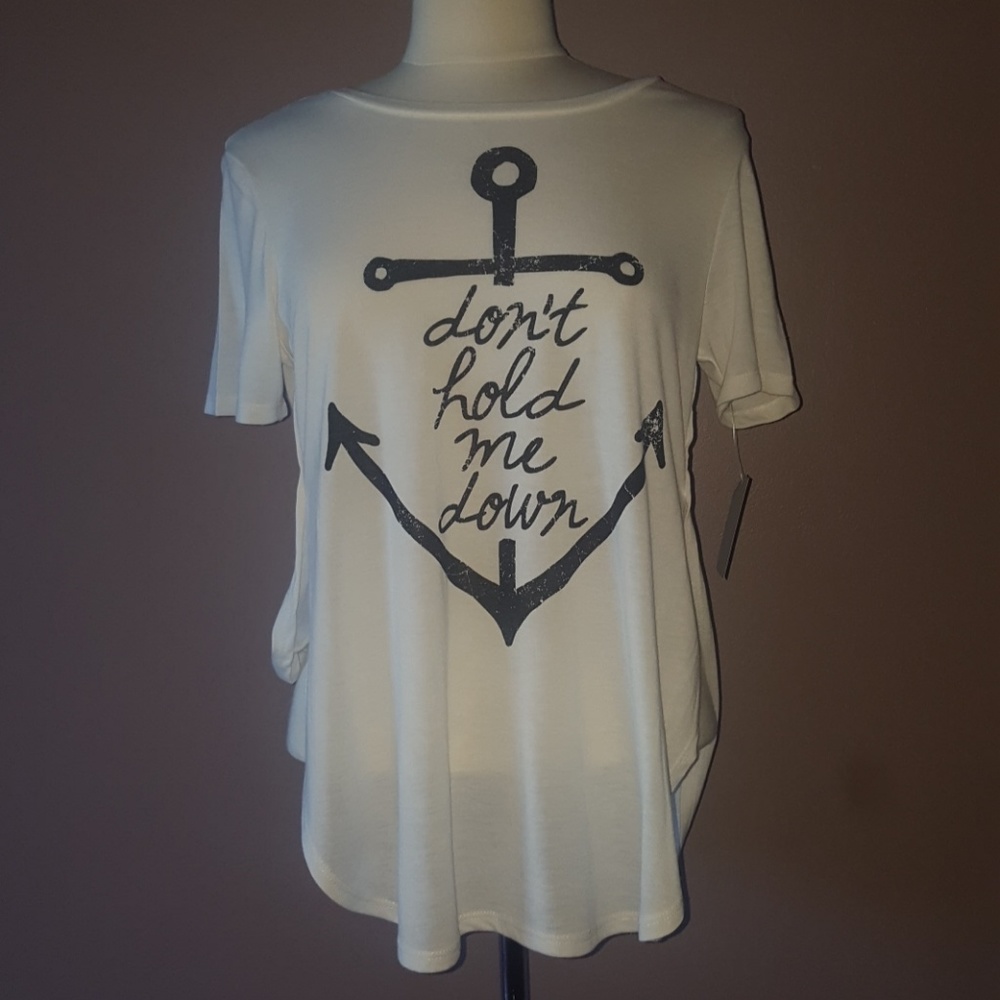 Hi-Low top "Don't Hold Me Down"