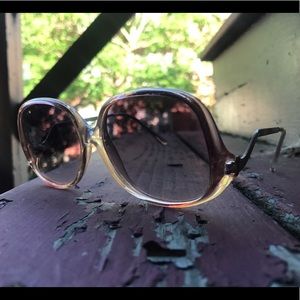 Vintage 70s funky pink sunglasses