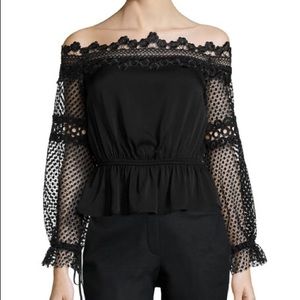 Self Portrait Off Shoulder Top