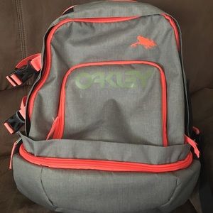 Oakley Backpack Coral and army green