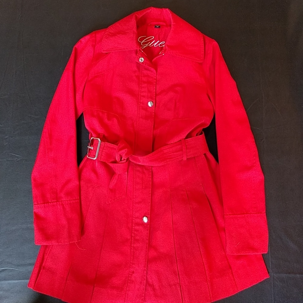 Red Guess jacket - size XS