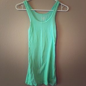 NWOT: Mossimo bright, lime green tank top!