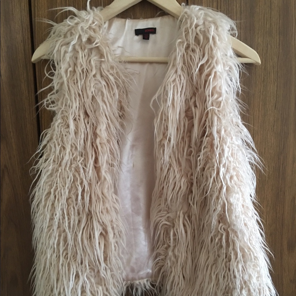 Faux fur vest