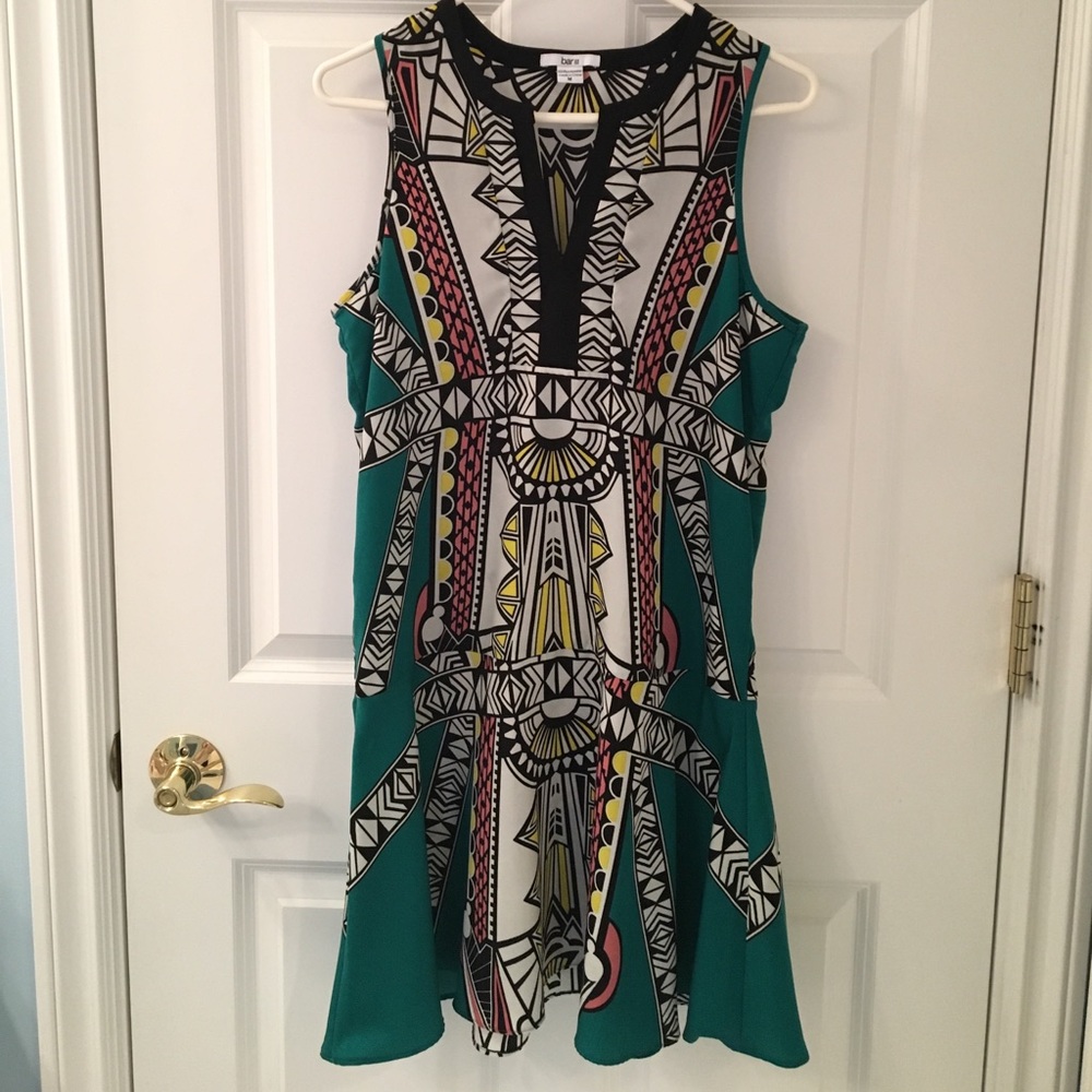 Bar III Colorful Printed Dress