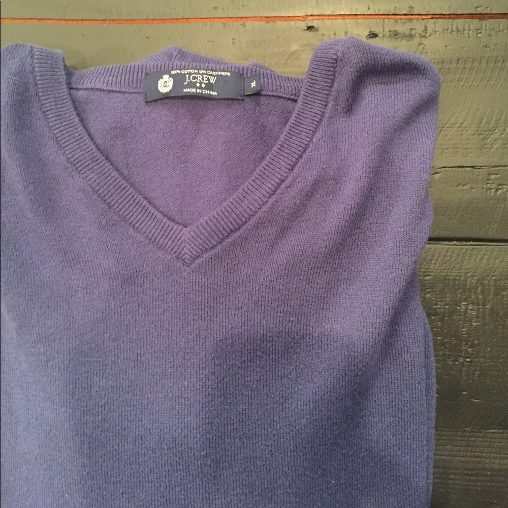 🎈SOLD Men's JCrew V neck blue sweater!