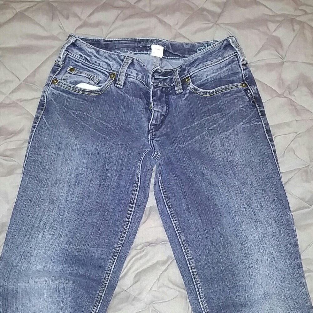 Size 27 silver jeans