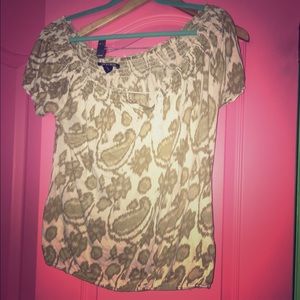 Lucky brand peasant top