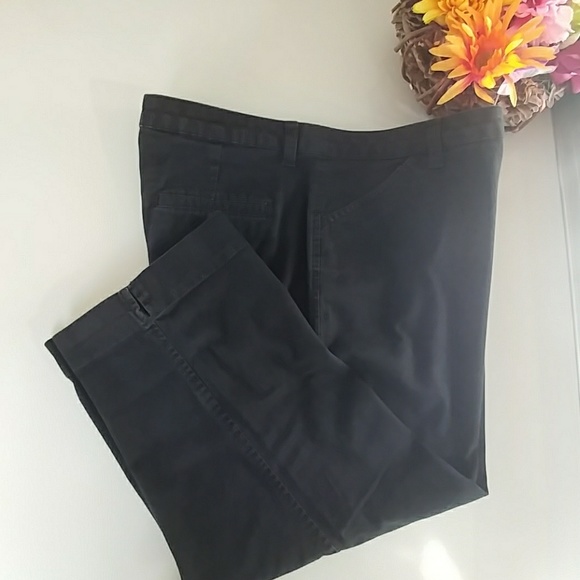 Sonoma Lifestyle Stretch Black CapriPants size 12 - Picture 3 of 4