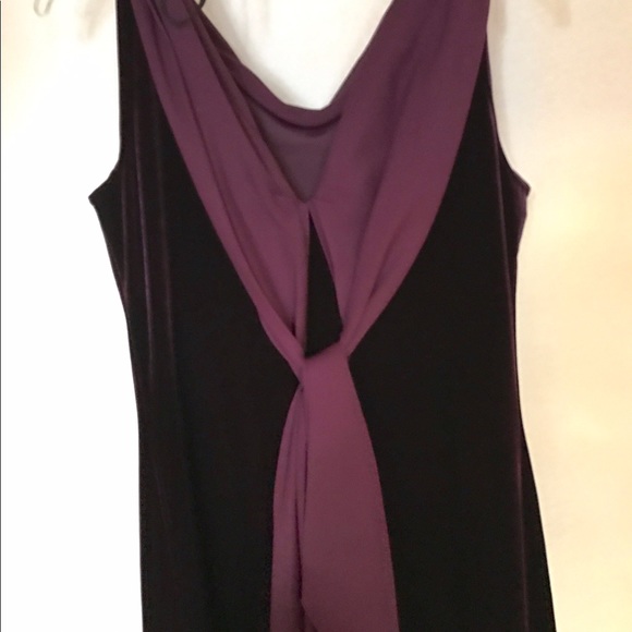 Long dark purple formal dress - Picture 2 of 4