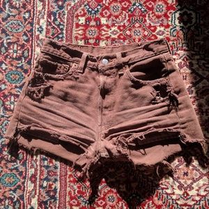 High Waisted Levi's 501 Cutoff Shorts