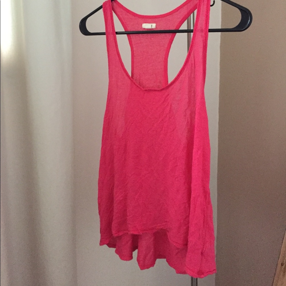 Loose fuchsia top