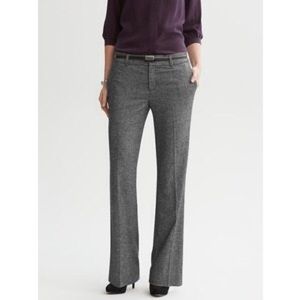 Banana Republic Gray Herringbone Dress Pants