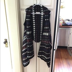 LOFT chunky knit sweater vest/wrap