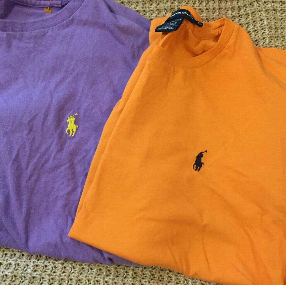 2 polo shirts