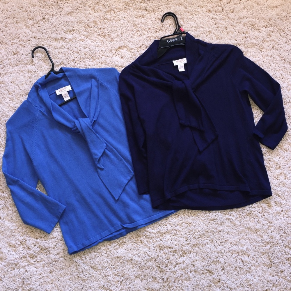 BUNDLE tie-neck blouses