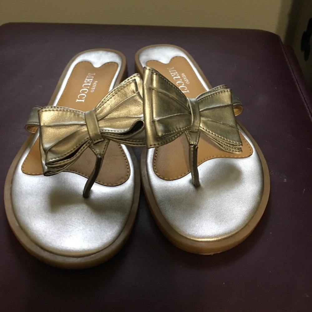 Sesto Meucci Made in Italy Leather Flip Flops!