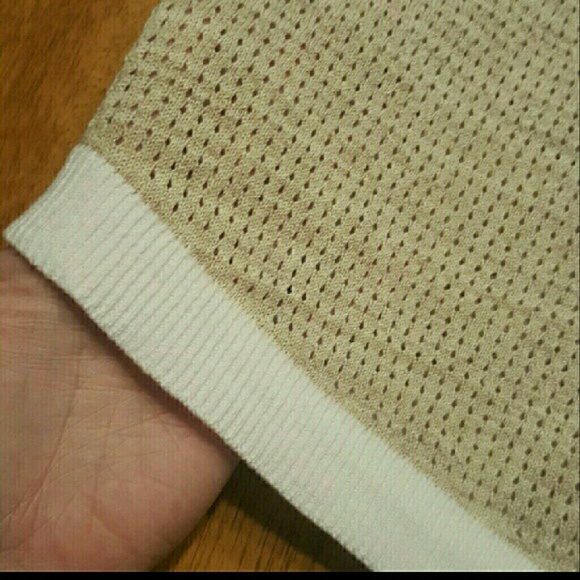 Liz Claiborne open knit tank - Picture 4 of 4