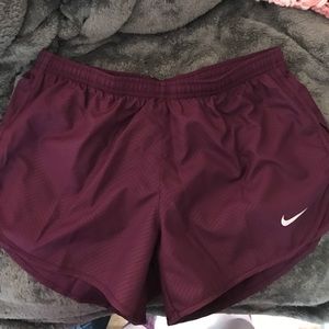 Nike maroon shorts