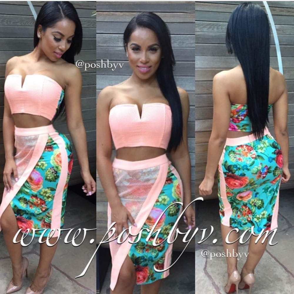 💗2pc Floral set💗