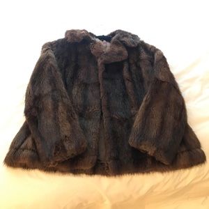 Brown Mink Fur Coat