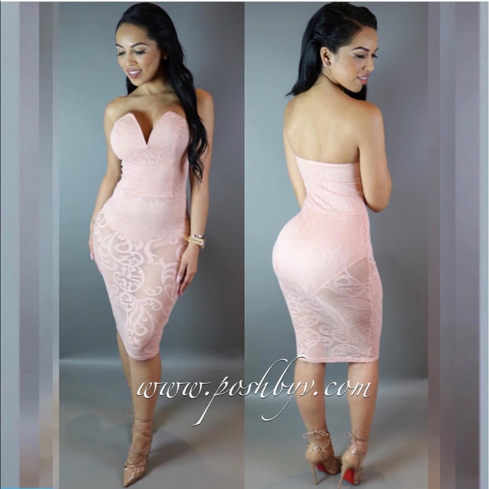 💕Lace tube dress💕