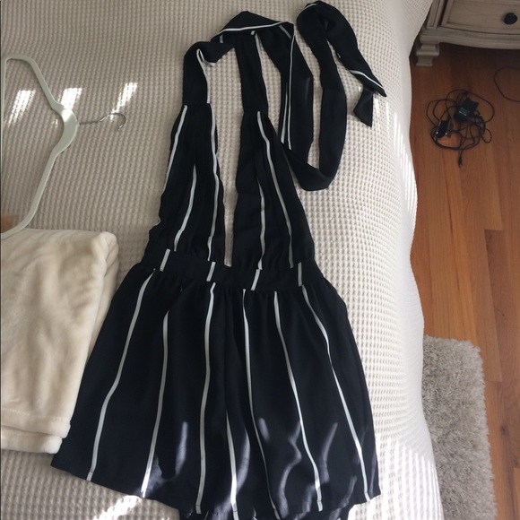 AMERICAN THREADS STRIPED ROMPER SIZE MEDIUM - Picture 3 of 4