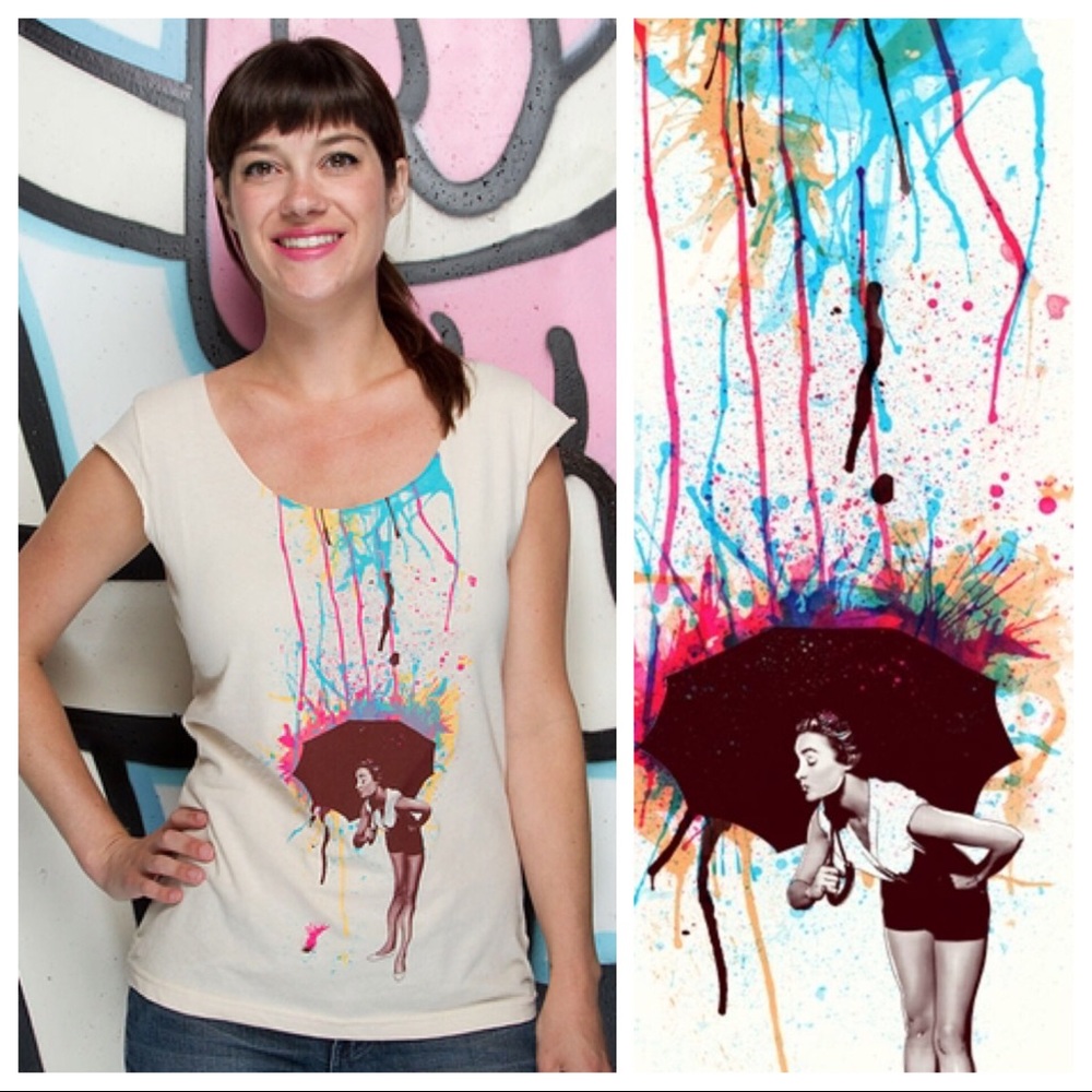 Threadless "Colorblind" Girly Tee